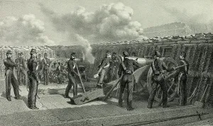 Command Prints: Battery no.9, from Souvenirs d'Italie: Expédition de Rome