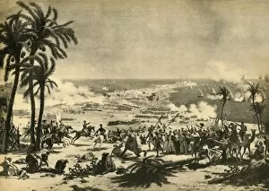 Napoleon Buonaparte Gallery: The Battle of Aboukir, 25 July 1799, (1921). Creator: Unknown