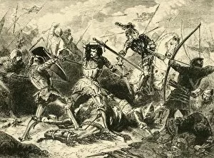 The Battle of Agincourt, (1415), 1890. Creator: Unknown