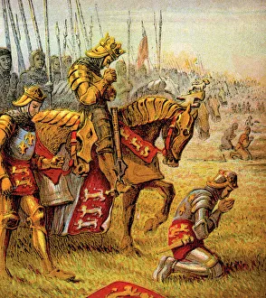Images Dated 2nd August 2006: The Battle Of Agincourt, 1415, (c1850)