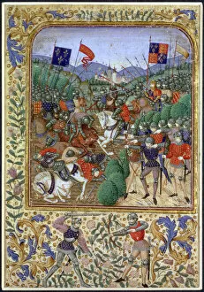 100 Years War Gallery: Battle of Agincourt, France, 25 October 1415, (19th century)