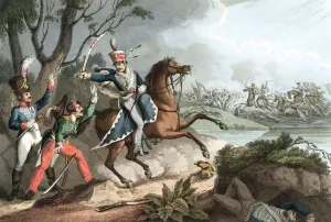 Badajoz Gallery: Battle of Albuera, Peninsular War, 16 May 1811 (1817)