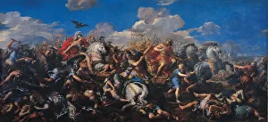 Cortona Prints: The Battle of Alexander Versus Darius, 1644-1655. Artist: Cortona, Pietro da (1596-1669)
