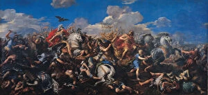 The Battle of Alexander Versus Darius, 1644-1655. Artist: Cortona, Pietro da (1596-1669)