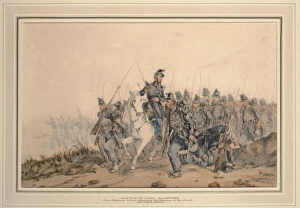 Alma Gallery: The Battle of the Alma on 20 September 1854, 1854. Artist: Norie, Orlando (1832-1901)