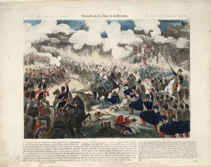 The Battle of the Alma on September 20, 1854, 1854. Artist: Anonymous