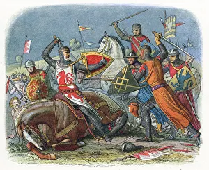 Battle of Alnwick, Northumberland, 1174, (1864)