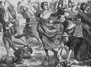 The Battle of Ancrum Moor, 27 February 1545, (c1880) The Battle of Ancrum Moor, 27 February 1545, (c1880)