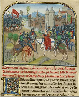Burgundian Prints: The Battle Between Arnault de Lorraine and His Wife Lydia