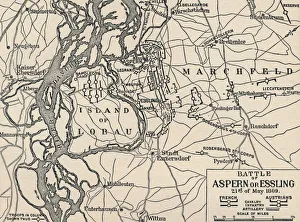 Vienna Gallery: Battle of Aspern or Essling, 21st of May 1809, (1896)