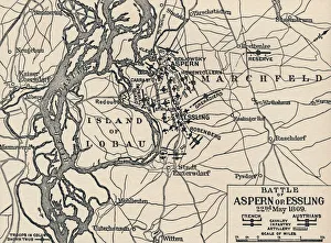 Vienna Gallery: Battle of Aspern or Essling, 22nd May 1809, (1896)