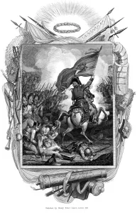 Motivation Prints: Battle of Aspern Essling, Austria, Napoleonic Wars, 21-22 May 1809 (1832)