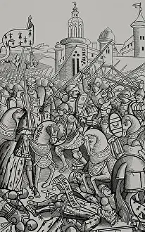Wound Prints: Battle of Auray, (29 September 1364), 1514 (1877). Creator: Unknown