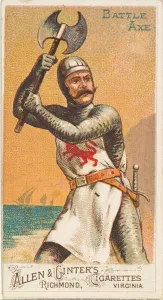 Arms Of All Nations Prints: Battle Axe, from the Arms of All Nations series (N3) for Allen &amp
