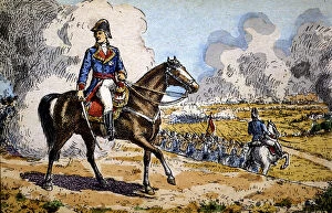 Command Gallery: Battle of Bailen (July 19, 1808) between the French army and the troops assembled