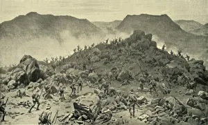 Conflict Prints: The Battle of Belmont, 23rd November 1899 - Bayonet Attack by the Scots and Grenadier Guards