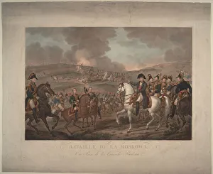 The Battle of Borodino on August 26, 1812, 1825. Artist: Vernet, Carle (1758-1836) The Battle of Borodino on August 26, 1812, 1825. Artist: Vernet, Carle (1758-1836)