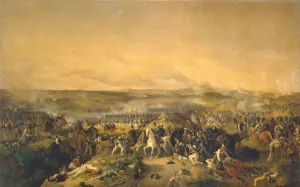 The Battle of Borodino on August 26, 1812, 1843. Artist: Hess, Peter von (1792?1871) The Battle of Borodino on August 26, 1812, 1843. Artist: Hess, Peter von (1792?1871)