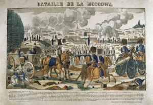 Battle of Borodino, Russia, 7 September 1812, (c1835). Artist: Francois Georgin Battle of Borodino, Russia, 7 September 1812, (c1835). Artist: Francois Georgin