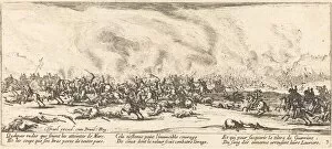 The Battle, c. 1633. Creator: Jacques Callot