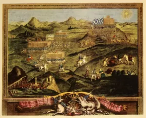 Edinburgh Prints: The Battle of Carberry Hill, 1567, c1742, (1944). Creator: George Vertue