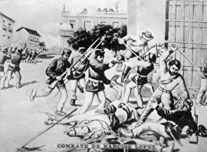 Tabacalera Cubana Gallery: Battle of Cardenas, (1850), 1920s