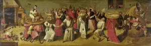 Carnival Prints: Battle between Carnival and Lent, c.1600-c.1620. Creator: Jheronimus Bosch (manner of)