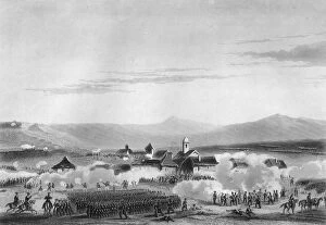 Crimean War 1853 1856 Collection: The Battle of Citate, during the Crimean War, 1854 (1857). Artist: W Hulland