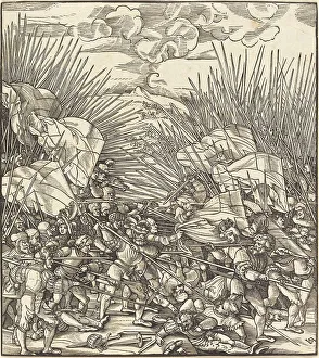 Hans Schäufelein Prints: Battle of Cividale. Creator: Hans Schäufelein the Elder