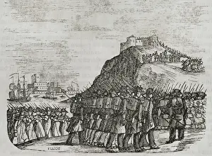 Infantry Prints: Battle of Collioure, (20-23 December 1793), 1851. Creator: Unknown