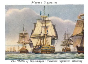 John And Sons Prints: The Battle of Copenhagen; Nelsons Squadron attacking, 1936. Creator: Unknown