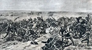 The Battle of Crecy, 26 August 1346, (1910)