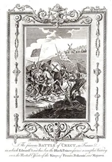 Black Prince Gallery: Battle of Crecy in France, 1346