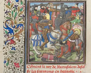 Crusade Prints: The battle between the Crusaders and Saracens