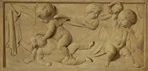 Cupid Prints: The Battle between the Divine and the Carnal Love, c1750-1800. Creator: Dutch Master