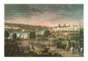 Antoine Charles Horace Vernet Collection: Battle of Dresden, 26 August 1813, (c1850). Artists: Francois-Louis Couche, Edme Bovinet