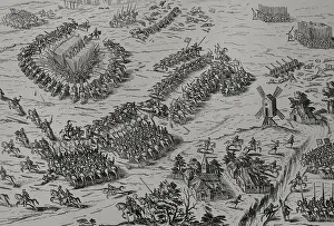 Infantry Prints: Battle of Dreux, (19 December 1562), (1877). Creator: Unknown