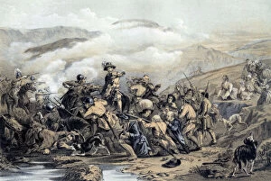 Fighting Collection: The Battle of Drumclog, 1679 (19th century). Artist: George Harvey