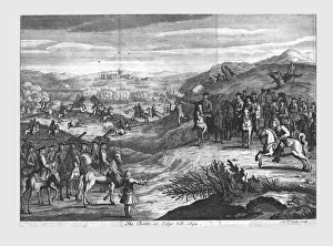 Earl Of Holderness Gallery: The Battle of Edge-hill, 1642, (late 17th century). Creator: Michael Vandergucht
