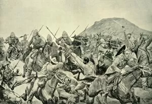 Boers Collection: The Battle of Elandslaagte - Charge of the 5th Lancers, 1900