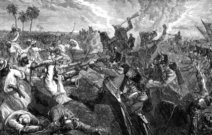 Henry Hardinge Prints: The Battle of Ferozeshah, India, 1845, (1900)