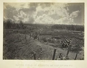 Barnard George Norman Prints: Battle Field of Atlanta, GA, No. 2, July 22, 1864. Creator: George N. Barnard