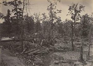 Barnard George Norman Prints: Battle Field of Atlanta, Georgia, July 22nd 1864 No. 1, 1860s. Creator: George N. Barnard