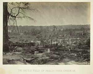Trench Collection: The Battle Field of Peach Tree Creek, Ga. 1864 / 66. Creator: George N. Barnard