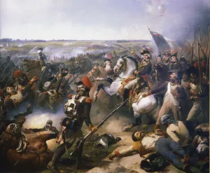 Battle of Fleurus, 16 June 1794 (19th century). Artist: Jean-Baptiste Mauzaisse Battle of Fleurus, 16 June 1794 (19th century). Artist: Jean-Baptiste Mauzaisse
