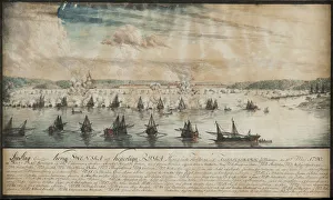 The Battle of Fredrikshamn on May 1790, 1791. Creator: Schoultz, Johan Tietrich (1754-1807)