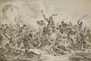 Caucasian War Gallery: Battle Between the Georgians and Mountain Tribes, 1826