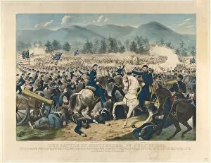 The Battle of Gettysburg, Pa. July 3rd, 1863, 1863. Creator: Currier and Ives