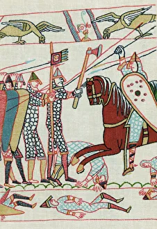 Harold Godwineson Prints: Battle of Hastings, 1066 (1070s)