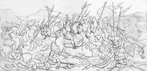 County Collection: Battle of Hastings, (1066), 1835. Creator: Unknown